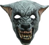 Partychimp Wolf Volledig Hoofd Masker Halloween voor bij Halloween Kostuum Volwassenen Carnaval - Latex - One size