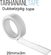 Dubbelzijdig tape - Dubbelzijdig plakband - Herbruikbaar - Dubbelzijdig montagetape - Krachtige dubbelzijdig tape - Muurbevestiging zonder boren - Transparante tape - Super sterk -  Ultra str