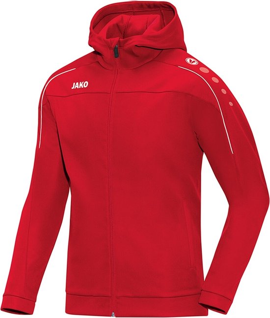 Jako Classico Jacket with Hood - Vestes - rouge - 4XL