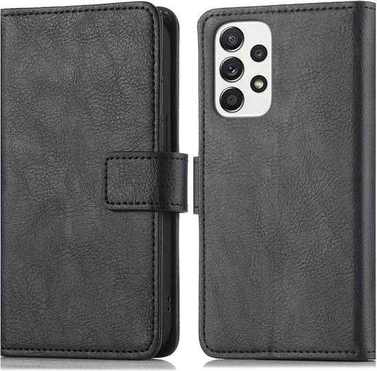iMoshion Hoesje Geschikt voor Samsung Galaxy A53 Hoesje Met Pasjeshouder - iMoshion Luxe Bookcase - Zwart