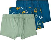 Name it jongens boxershort 3-pak - Aloha Green  - 152  - Blauw