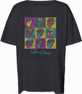 Noisy may T-shirt Nmida S/s Rolling Stones Tshirt 27019471 Black/with Color Dames Maat - S