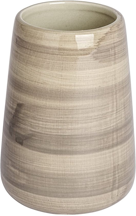 Wenko Badkamerbeker Pottery 8 X 11 Cm Keramiek Bruin