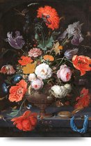 Maison de France - Canvas Bloemen rijks 10 - canvas - 100 x 150 cm