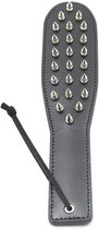 Nooitmeersaai - PU leren paddle met spikes - 30 cm