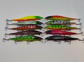 Kunstaas set - 10 Pluggen - 13,5 gram - 12 cm - Snoek - Snoekbaars - Baars - Zeebaars