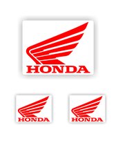 Honda logo voor op de motor of bijvoorbeeld de auto set van 3 stuks