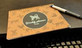 Bureau weekplanner trendy design - jaarplanner - 21 x 14.8 cm