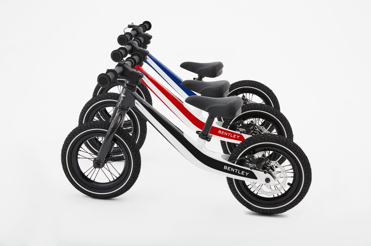 Bentley Balance Bike - dual colour Red-White