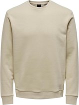 Only & Sons Trui Onsceres Life Crew Neck Noos 22018683 Pelican Mannen Maat - XS