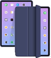 iPad Air 2022 / iPad Air 2020 hoes (Air 4 / 5) - iPad 10.9 inch hoes - Smart Case  - Donkerblauw