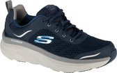 Skechers D'Lux Walker  232044-NVGY, Mannen, Marineblauw, Sneakers,Sportschoenen, maat: 41,5