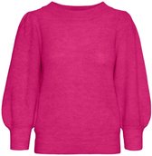 Vero Moda Trui Vmvigga 3/4 Rib Blouse Ga Boo 10256419 Very Berry/w. Melange Dames Maat - M