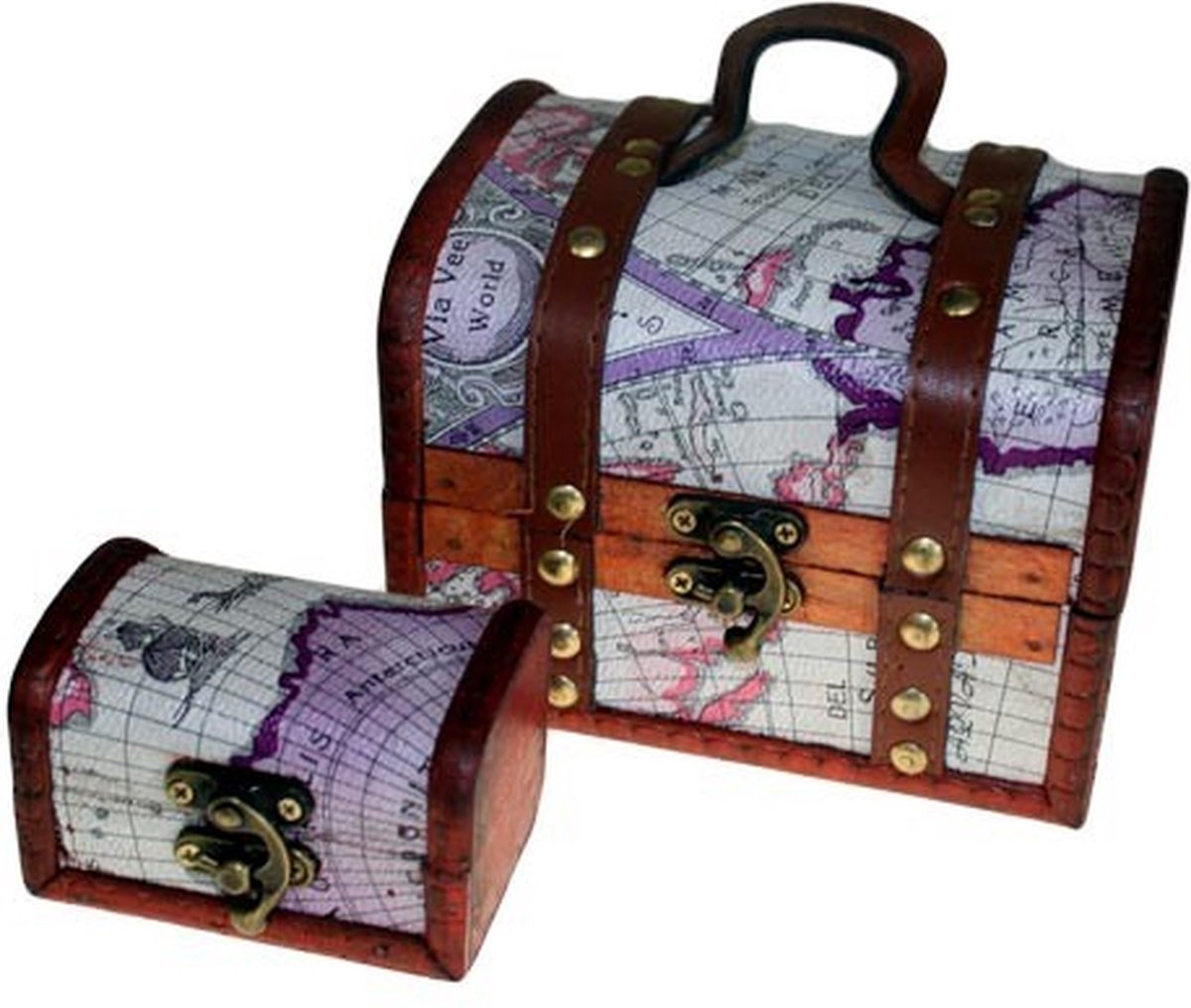 Sets van 2 koloniale dozen - Atlas Design