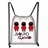 Squid game - gymtas - sporttas - wit