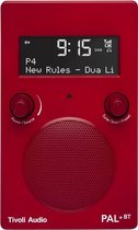Tivoli Audio - model PAL+ BT - Rood - model 2022 - by Bluetoolz® - Draagbare radio met DAB +, FM radio en Bluetooth - *** met drie jaar garantie ***