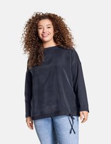 SAMOON Dames T-shirt met korte mouwen Navy-52