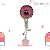 Kawaii Accessories by Kuroji - Sweet Tooth - Telefoonring met hanger - Swarovski elements - Kawaii Style