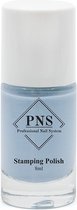 PNS Stamping Polish No.53 Pastel Blauw Shimmer