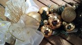 Donia Star tafelversiering - handmade in Belgie - donkergroen, rood en goudkleurig