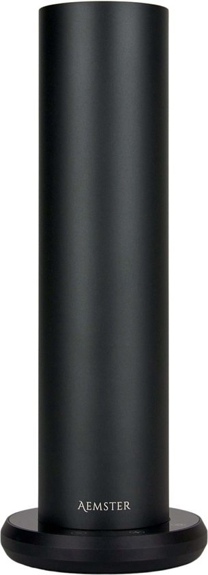 Aemster - Haevn Zwart - Bluetooth Aroma diffuser voor geur olie, essentiële olie en huisparfum - Koude lucht geurverspreiders voor privé en professioneel gebruik