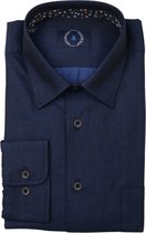 Bos Bright Blue 21307DE35SB Casual overhemd met lange mouwen - Maat XXL - Heren