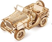 Robotime – 3D houten Jeep – Houten modelbouw – Bouwpakket – Voor kinderen & volwassenen – Modelbouwpakket – Miniatuur