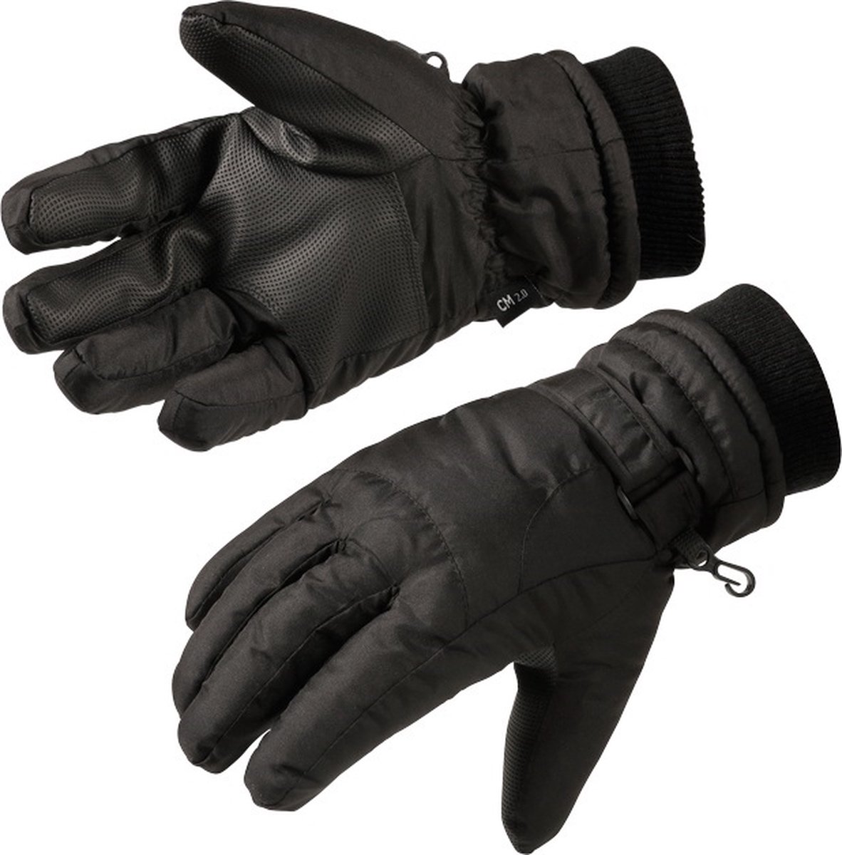 Gloves&Co Thinsulate skihandschoenen - dames pasvorm - zwart - maat M