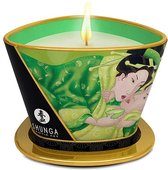 Shunga Massage Candle - Exotic Green Tea - Massagekaars - 170 ml - Heerlijke Geur - Natuurlijke Oliën - Perfect Voor Erotische Massage