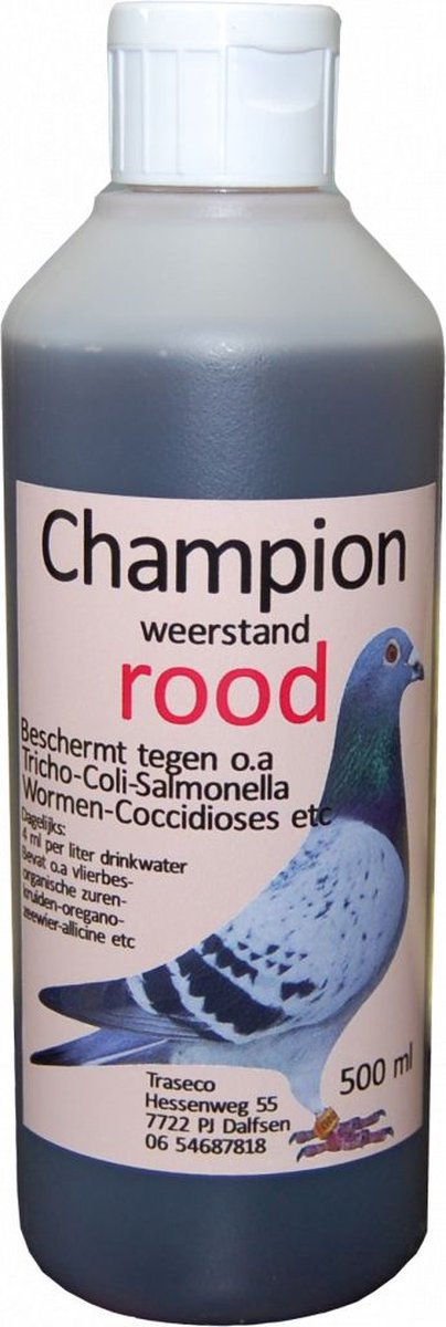 Traseco Champion weerstand rood