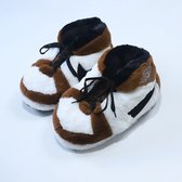 Sneaker Sloffen - Wit Bruin - Comfortabel - Maat 35/43 one size - Unisex