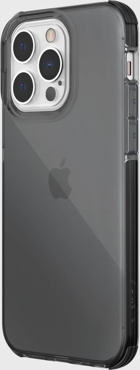 Raptic Clear Apple iPhone 13 Pro Hoesje Back Cover Transparant/Zwart