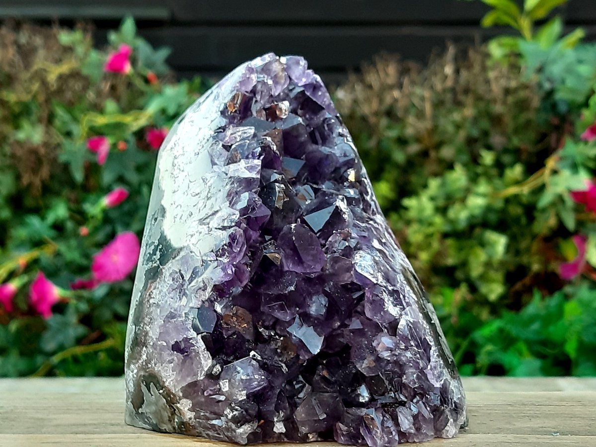Amethist cluster uit Uruguay - 851 gram