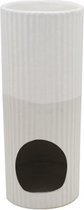 Waxbrander mat wit ribbel 9x23cm – ScentChips - voor ScentSticks