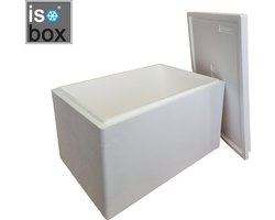 Isolatiedoos 60 Liter - EPS - Thermobox - Tempex Doos - Koelbox - Isomo