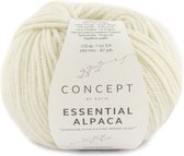 100% naturel - Alpaga Fils à coudre Katia Wit - laine d'alpaga - fil à tricoter - tricot - crochet - écharpe à tricoter - bonnet à tricoter - tricot debardeur - super doux - fil - laine à tricoter