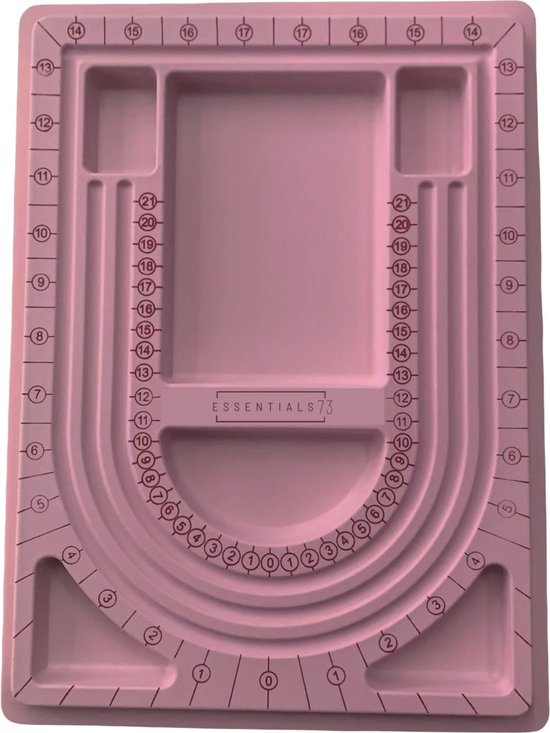 1 stuk kralenbord voor het maken van sieraden, bamboe