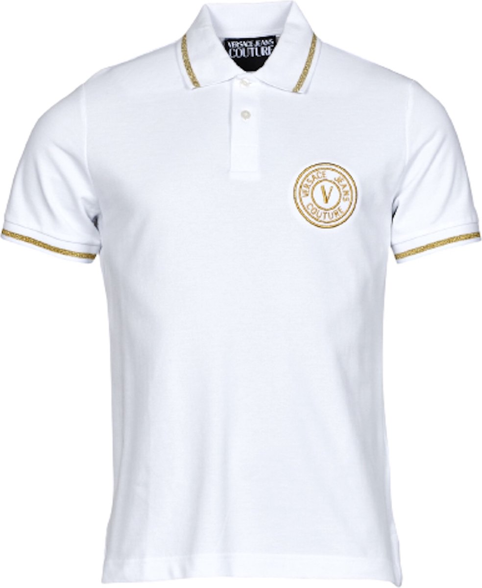 Versace Jeans Couture Heren Polo Wit maat S | bol