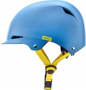 Meteor - Fiets/Ski/Skate helm - maat: S 48-52cm- Blauw/Geel