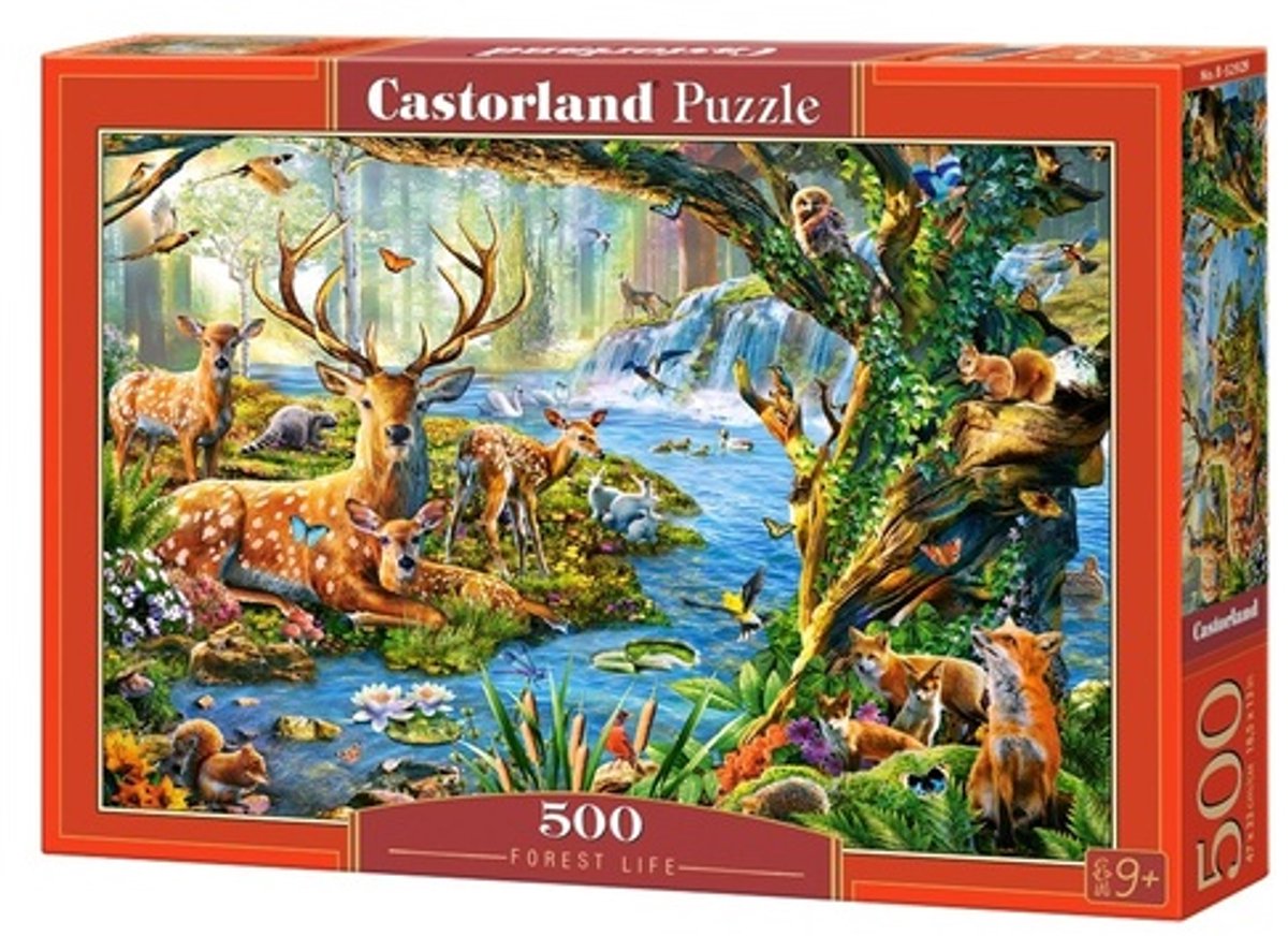 Castorland Legpuzzel Forest Life 500 Stukjes