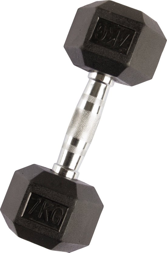 Haltère Musculation / Dumbbell Hexagonal Pro VirtuFit – 7 kg – A la Pièce |  bol.com