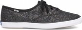 Keds Dames Veterschoenen Champion Starlight Canvas Black - Zwart - maat 37.5