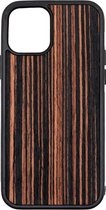 Apple Iphone 12 Pro Max Coromandel - Houten GSM / Telefoon Hoesje - Shockproof TPU Case