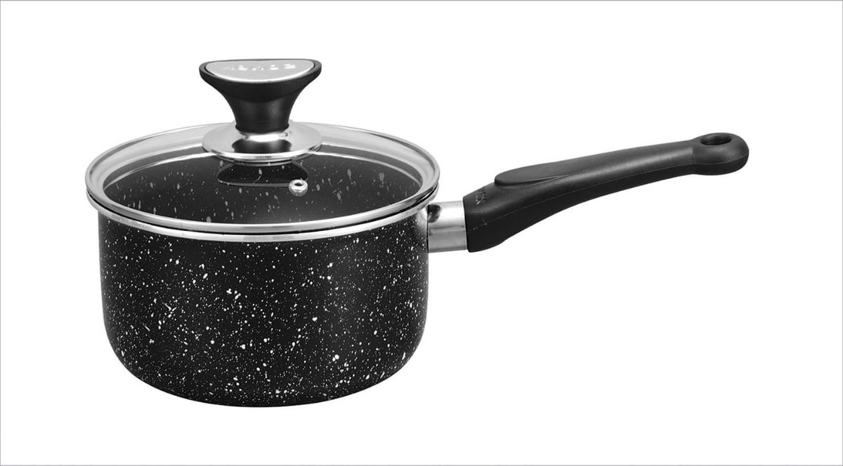 Graniet Steelpan (18 cm-2.2ltr) Geschikt voor alle warmtebronnen