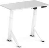Worktrainer - YDesk - Klein zit sta bureau - Elektrisch - Memory display - 100x60  cm - Wit/Licht grijs