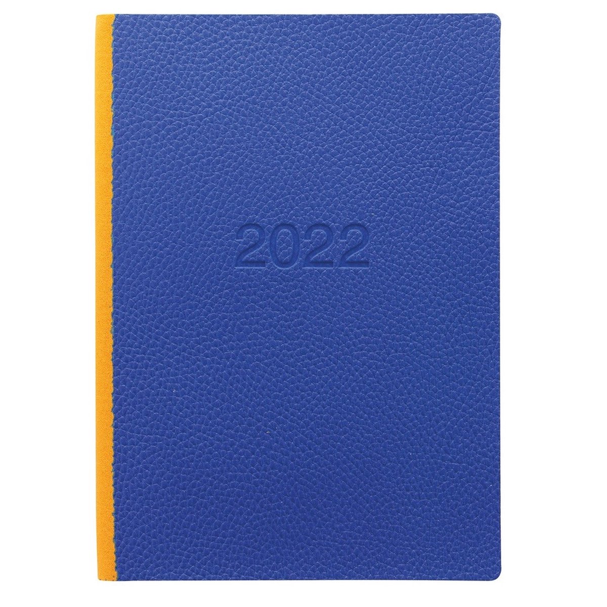 Letts of London Two Tone A5 2022 week to view agenda Blue/Tangerine