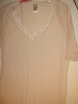 NINA VON C shirt korte mouw wol/zijde - 44