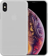 Ceezs telefoonhoesje geschikt voor Apple iPhone X hoesje siliconen - backcover - optimale bescherming - / geschikt voor Apple iPhone Xs hoesje siliconen - backcover - optimale bescherming - Matte Transparant