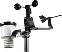 Alecto weerstation met anemometer, windvaan, regenmeter en temperatuursensor.
