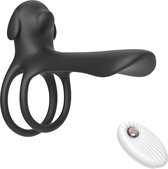 vibrerende cockring met clitoris stimulator